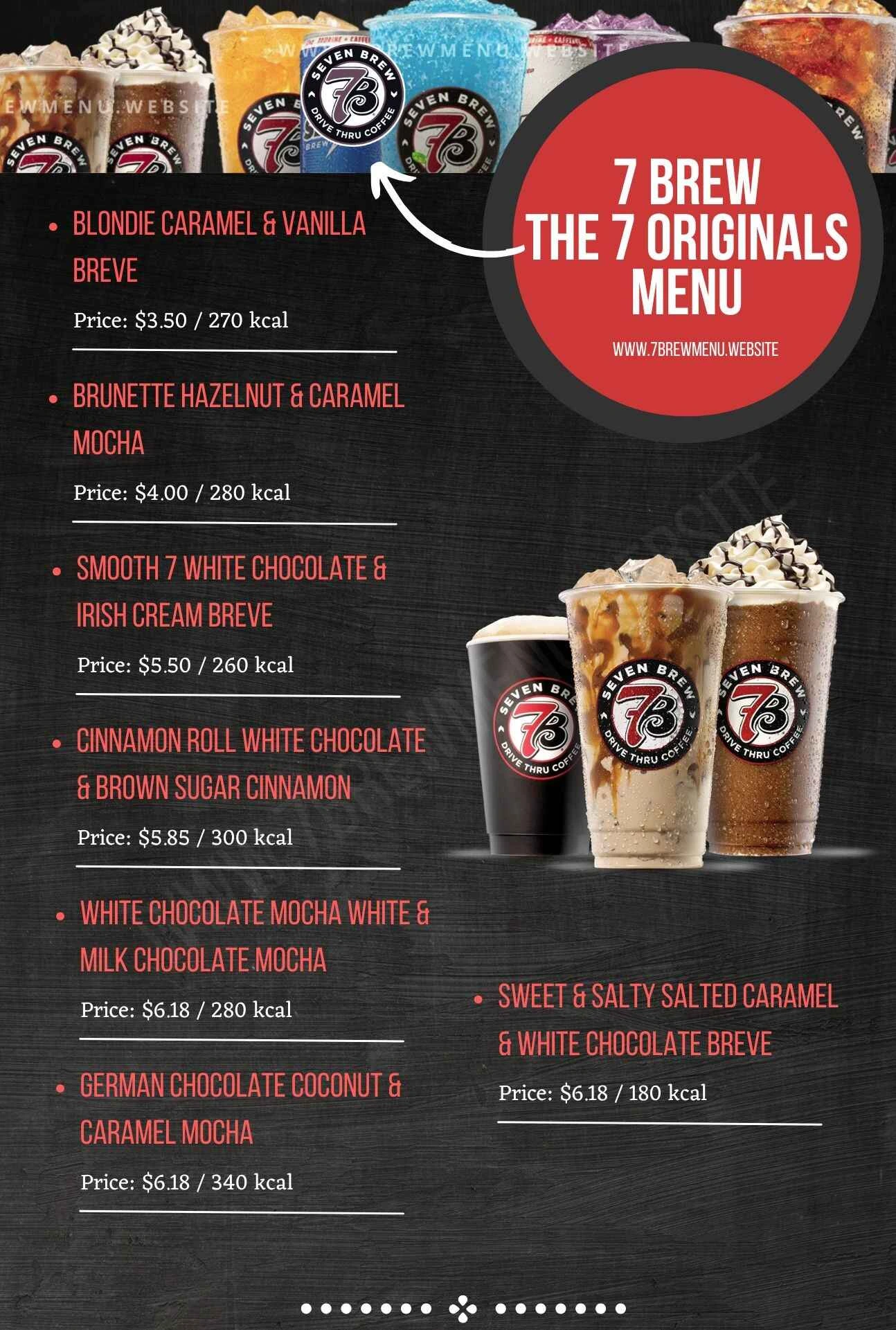 7brew The 7 Originals Menu Price